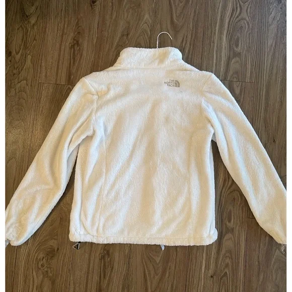 White Fleece North Face Jacket - Picture 3 of 4